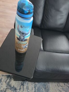 a.n.a Blue Ohana Stitch Character Water Bottle with Personalized Name